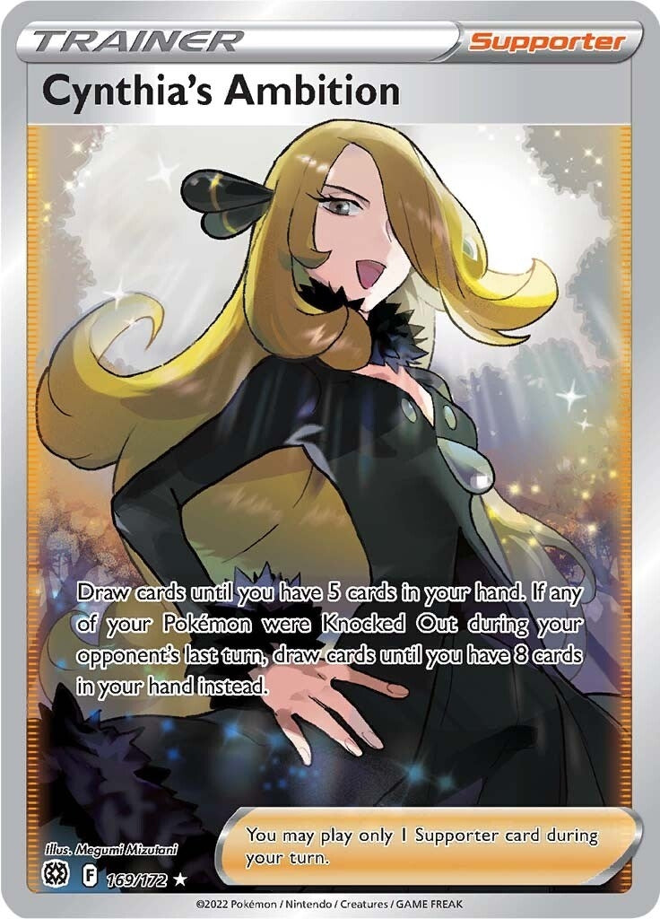 Cynthia's Ambition (Full Art) (169/172) (SWSH09)