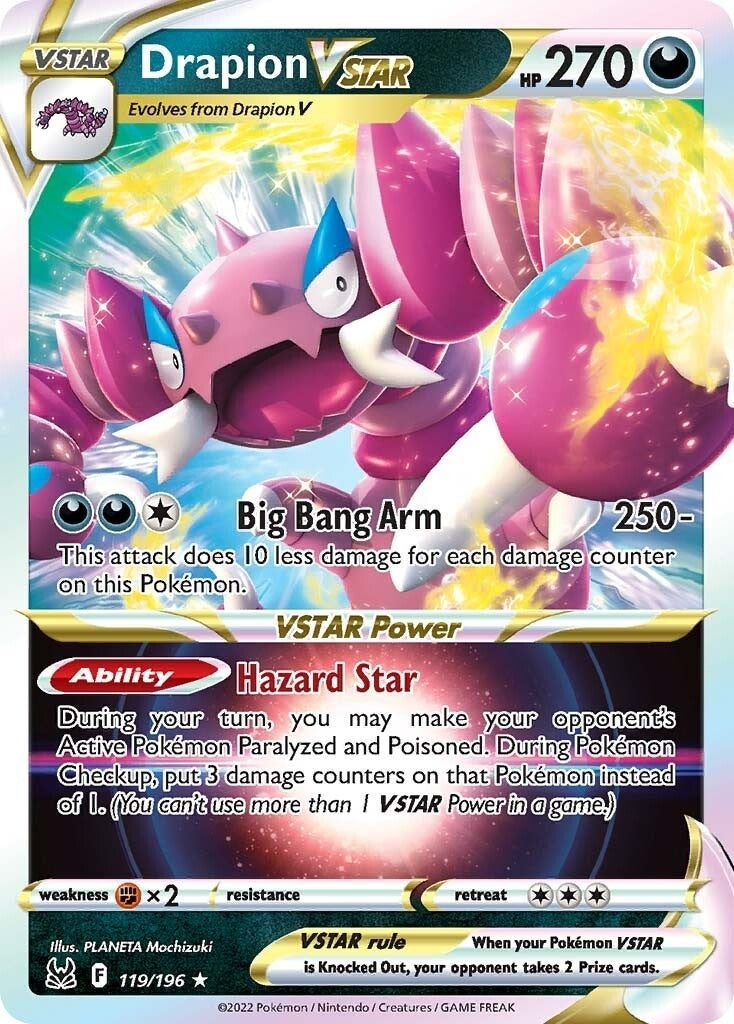 Drapion VSTAR (119/196) (SWSH11)