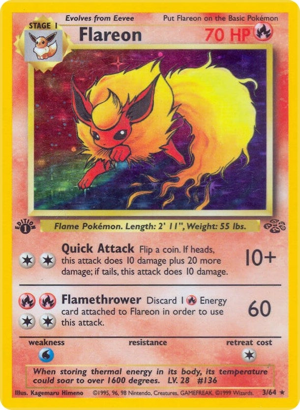 Flareon (3) (03/64) (JU)