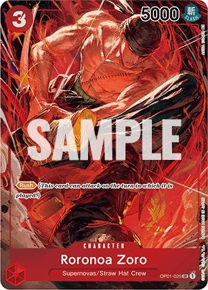 Roronoa Zoro (025) (Parallel) (OP01-025) (OP01)