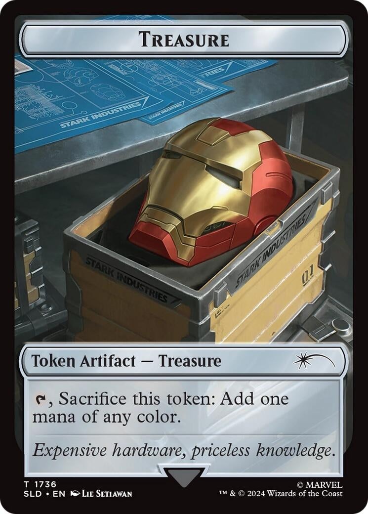 Treasure Token (1736) (Rainbow Foil) (1736) (SLD)