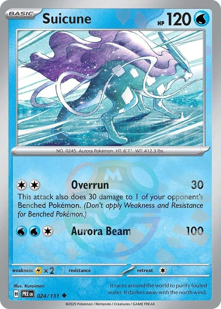 Suicune (Master Ball Pattern) (024/131) (PRE)