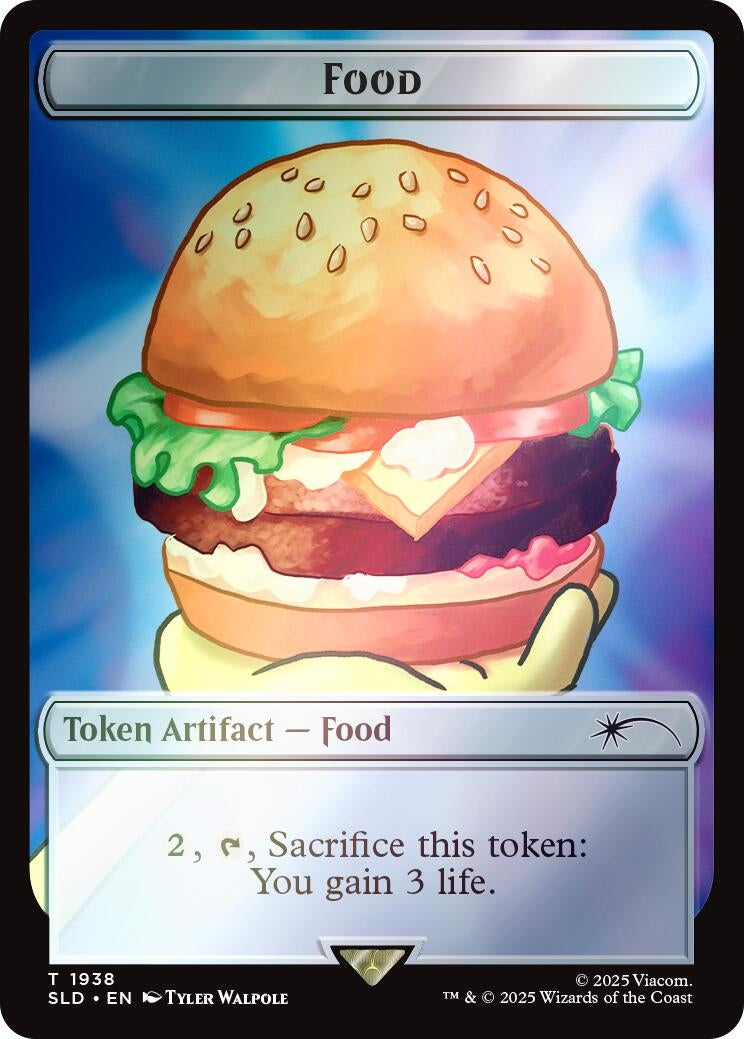 Food Token (1938) (Rainbow Foil) (1938) (SLD)