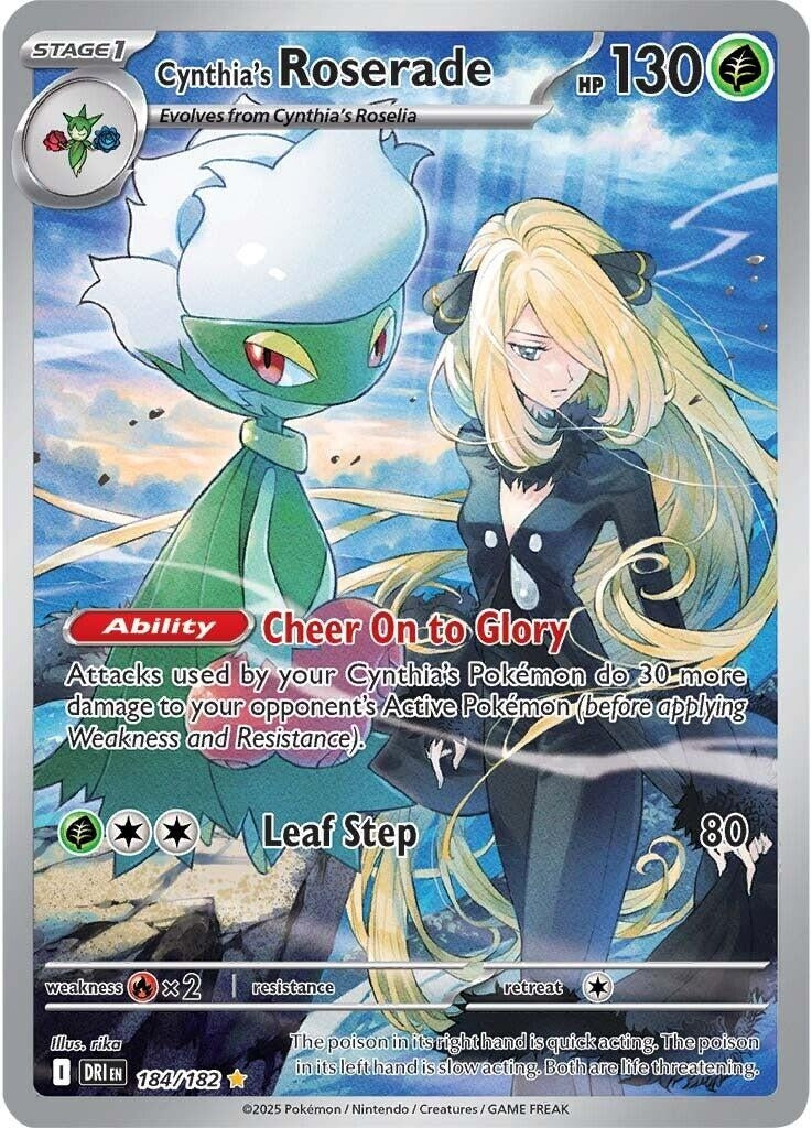 Cynthia's Roserade (184/182) (DRI)