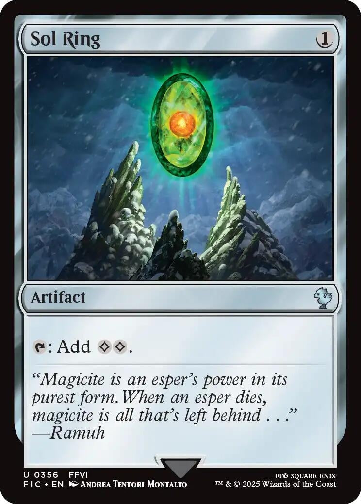 Sol Ring (0356) (Surge Foil) (356) (FIC)