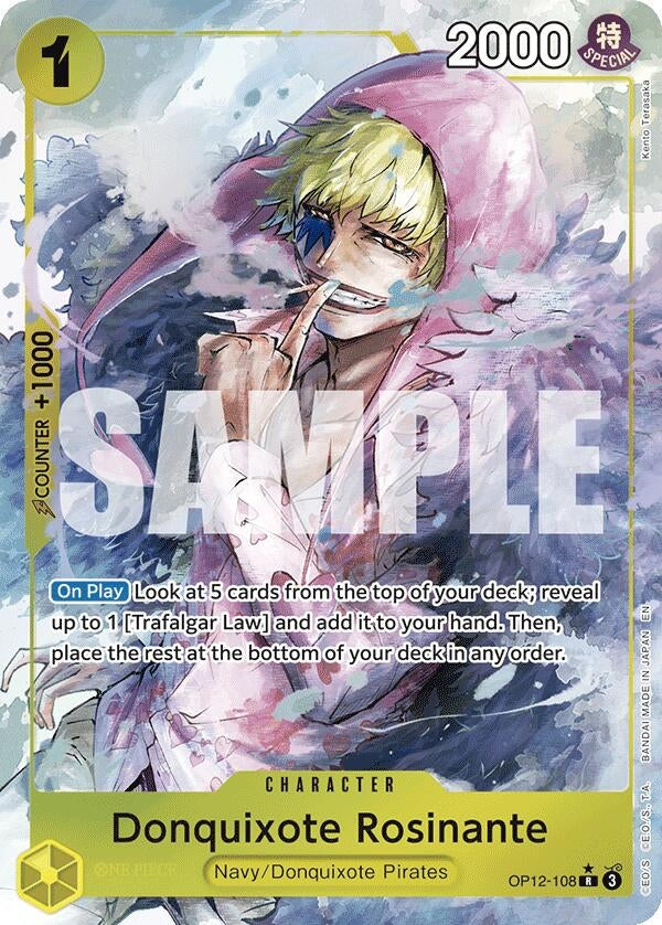 Donquixote Rosinante (108) (Alternate Art) (OP12-108) (OP12)
