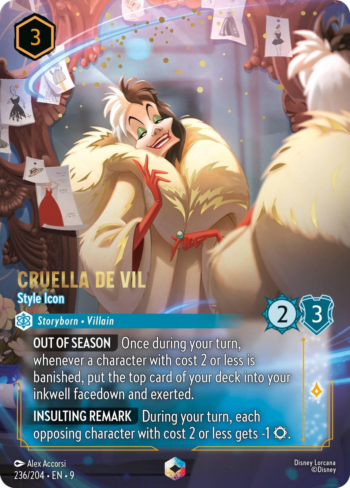 Cruella De Vil - Style Icon (Enchanted) (236/204) (9)