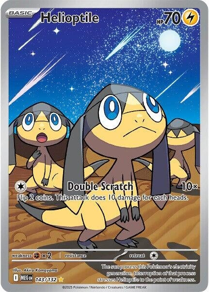 Helioptile (143/132) (MEG)