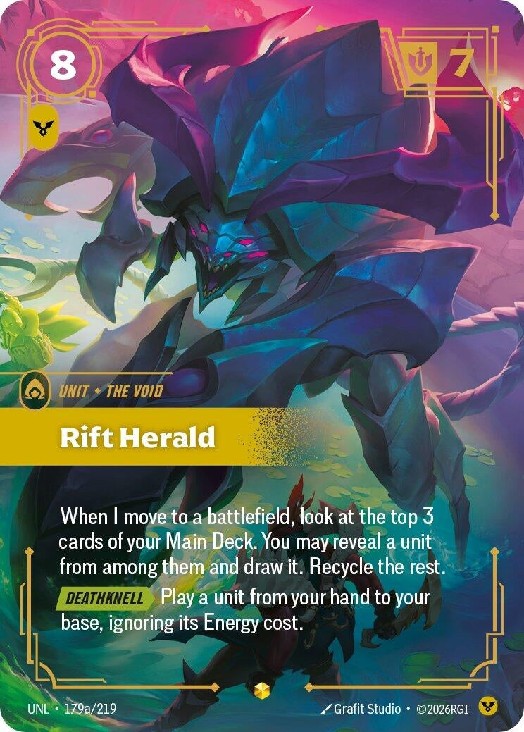 Rift Herald (Alternate Art) (179a/219) (UNL)