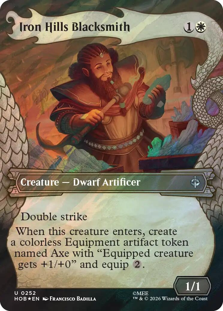 Iron Hills Blacksmith (Showcase) (Surge Foil) (252) (HOB)