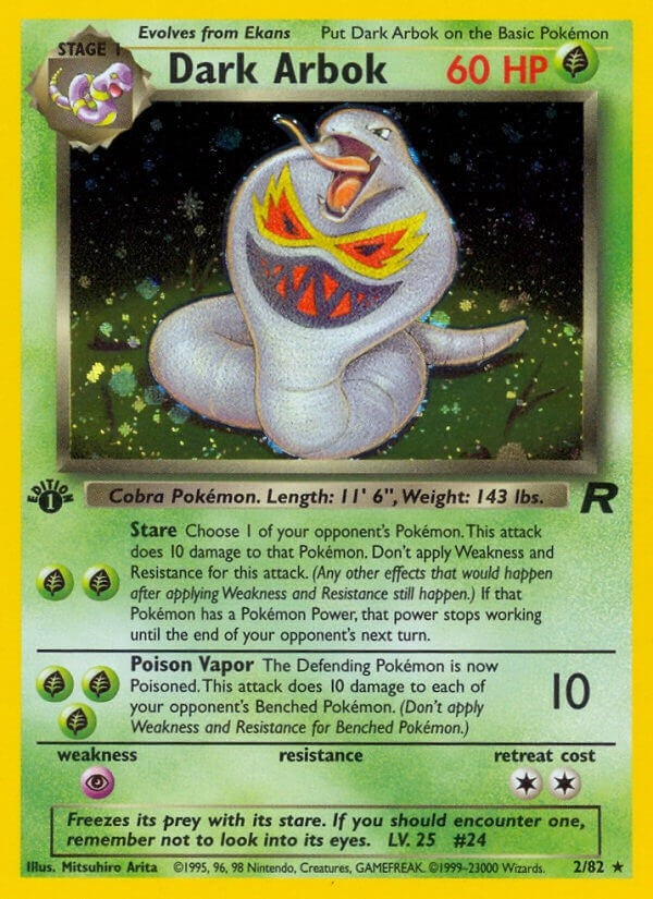 Dark Arbok (2) (02/82) (TR)