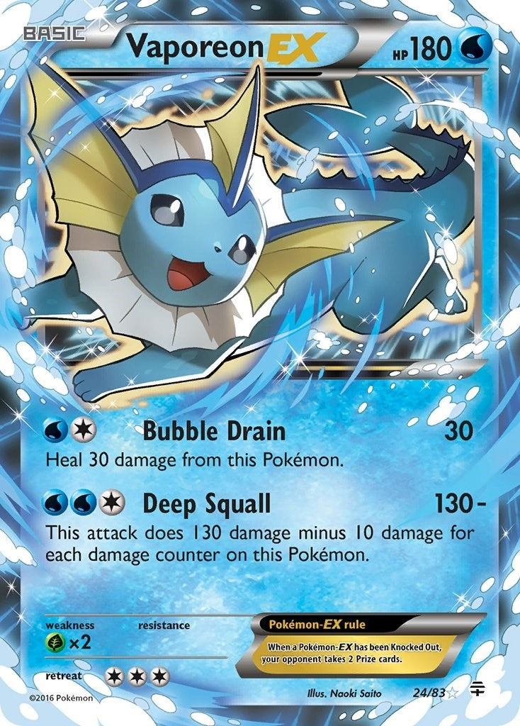 Vaporeon EX (24/83) (GEN)