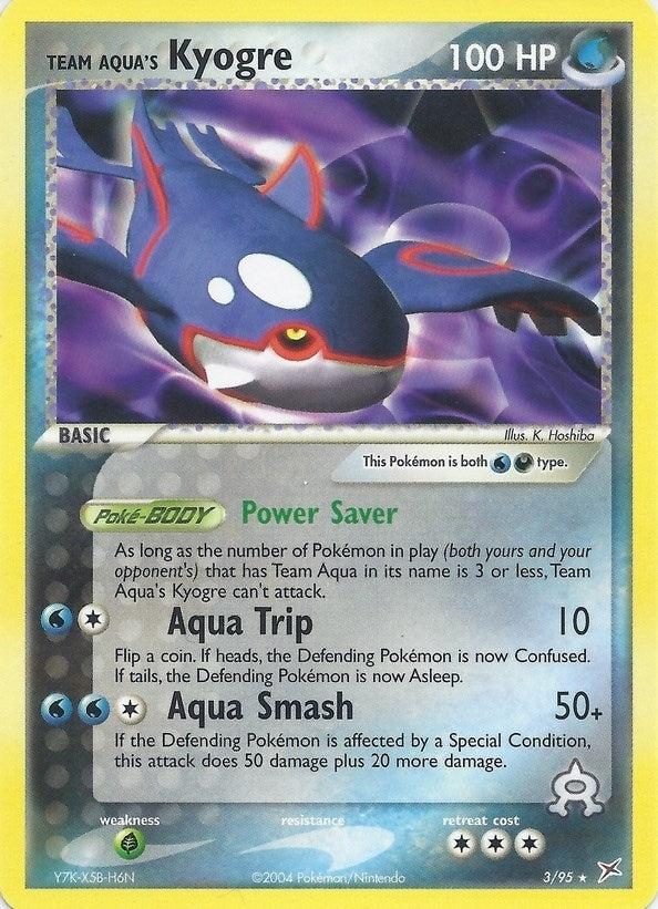Team Aqua's Kyogre - 3/95 (EX Team Magma vs Team Aqua) (003/095) (PR)