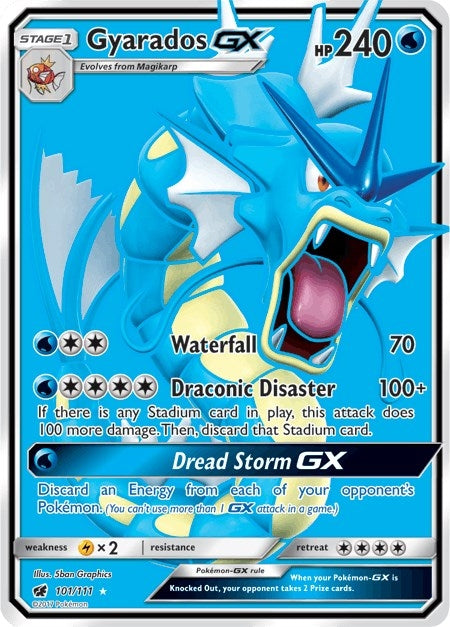 Gyarados GX (Full Art) (101/111) (SM04)