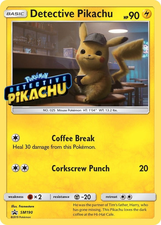 Detective Pikachu - SM190 (Stamped) (SM190) (SMP)