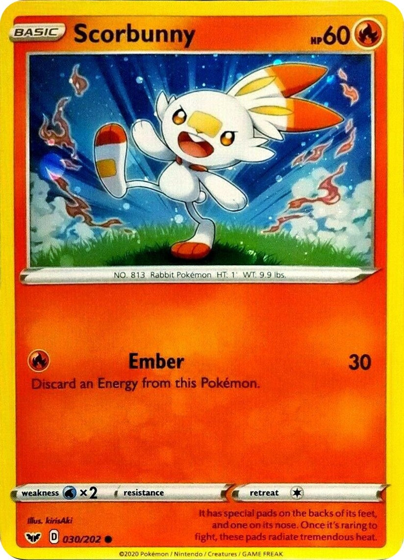 Scorbunny - 030/202 (Cosmos Holo) (030/202) (BLE)