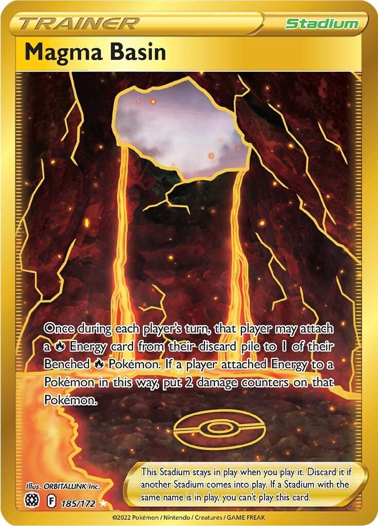 Magma Basin (Secret) (185/172) (SWSH09)