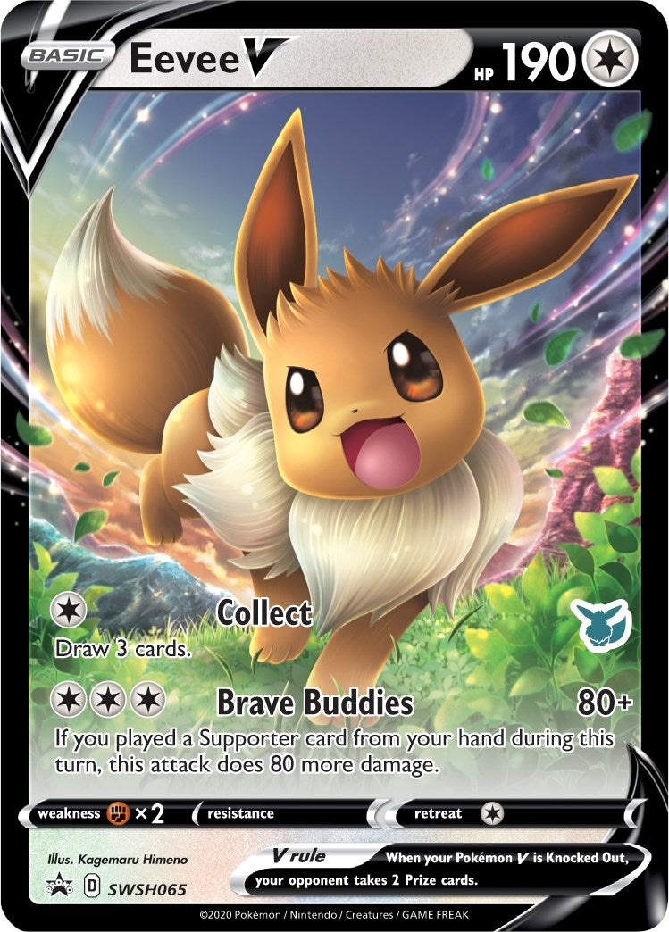 Eevee V - SWSH065 (Eevee Stamped) (SWSH065) (BA22)