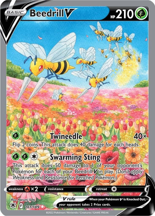 Beedrill V (Alternate Full Art) (161/189) (SWSH10)