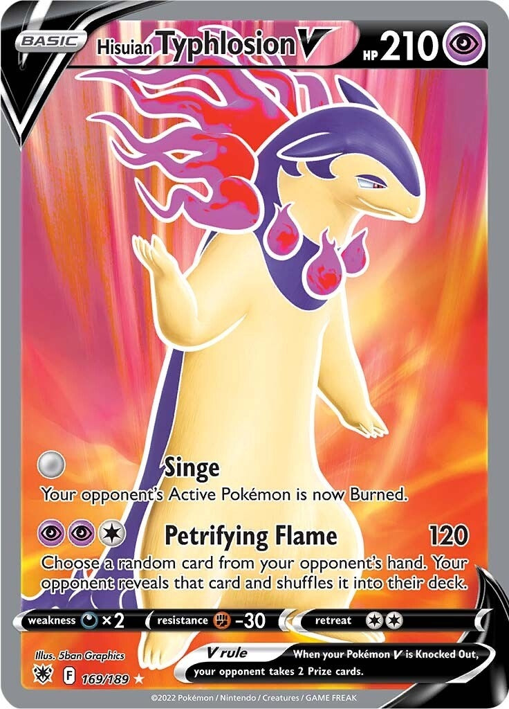 Hisuian Typhlosion V (Full Art) (169/189) (SWSH10)