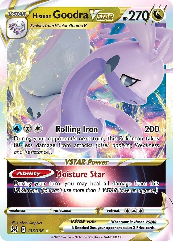 Hisuian Goodra VSTAR (136/196) (SWSH11)