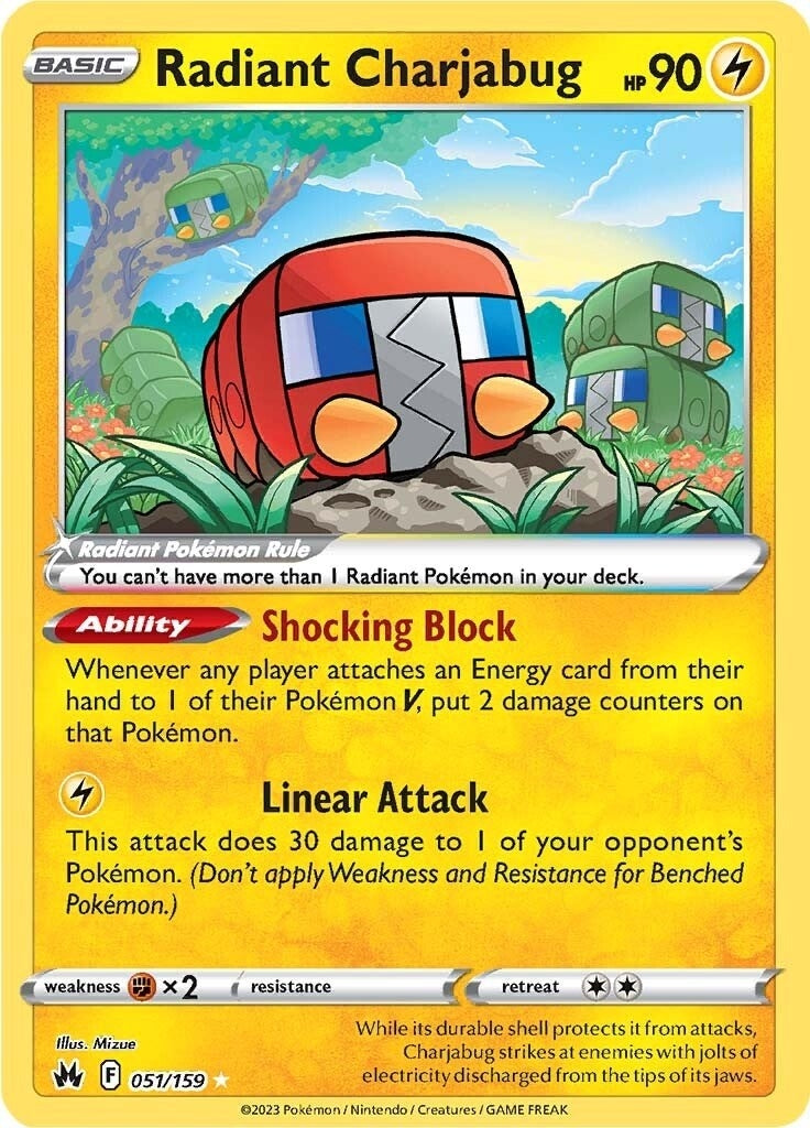 Radiant Charjabug (051/159) (CRZ)
