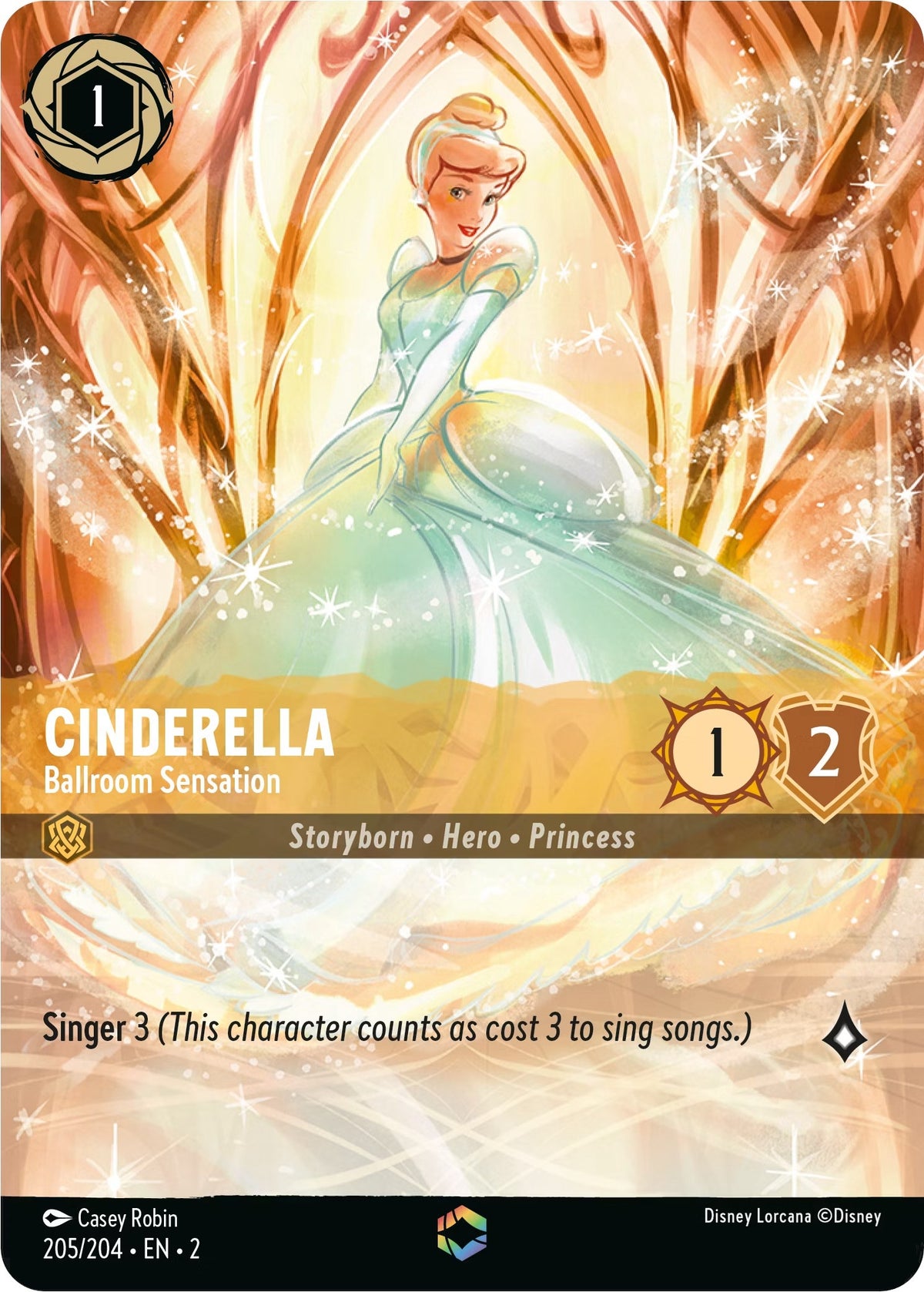 Cinderella - Ballroom Sensation (Enchanted) (205/204) (2)