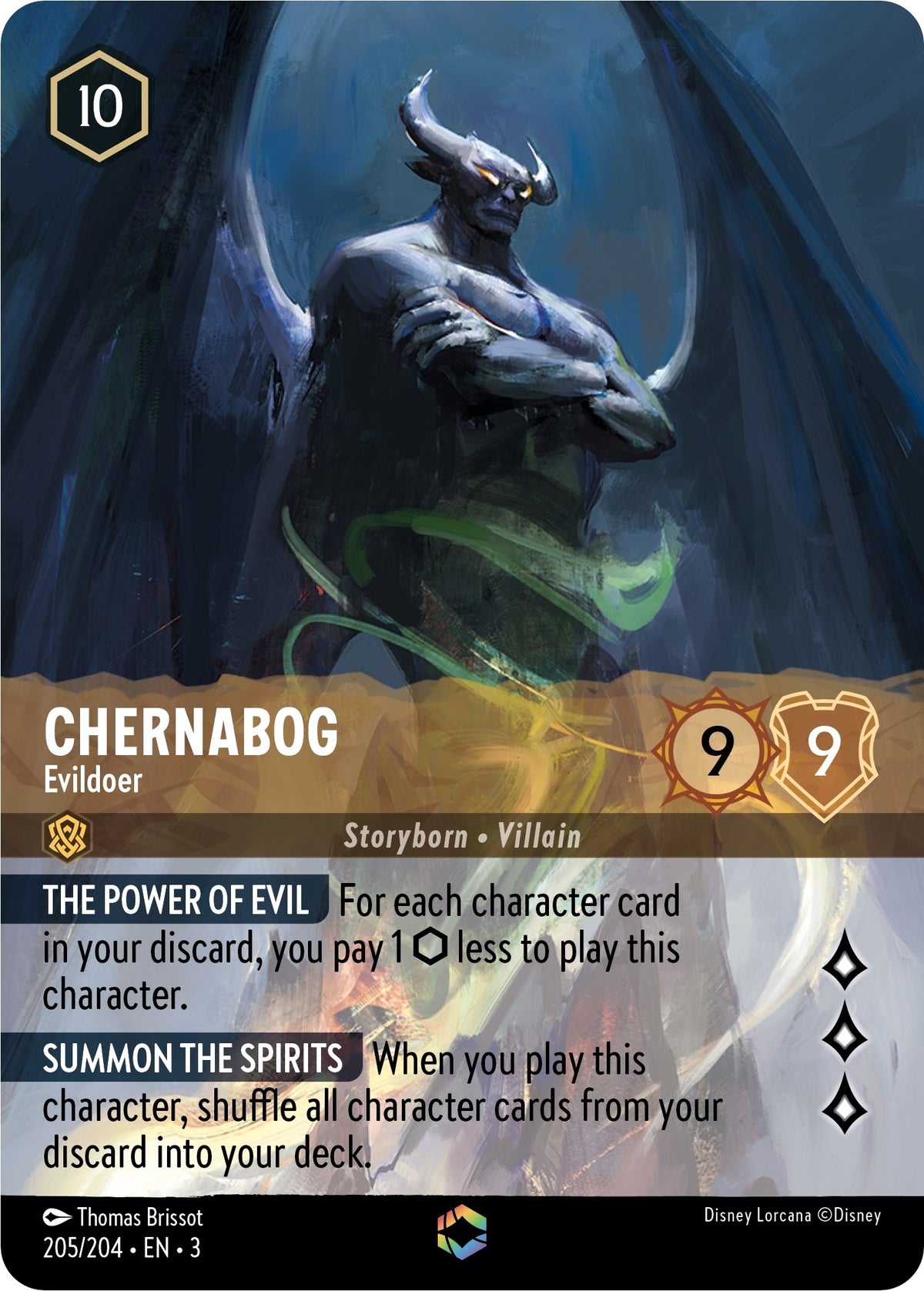 Chernabog - Evildoer (Enchanted) (205/204) (3)