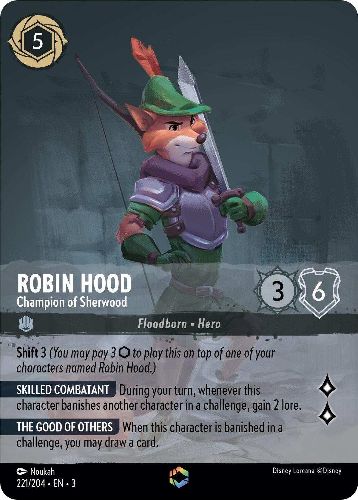 Robin Hood - Champion of Sherwood (Enchanted) (221/204) (3)