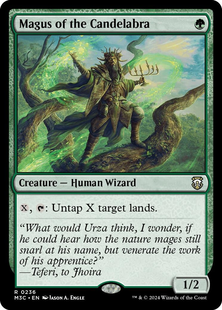 Magus of the Candelabra (Ripple Foil) (236) (M3C)