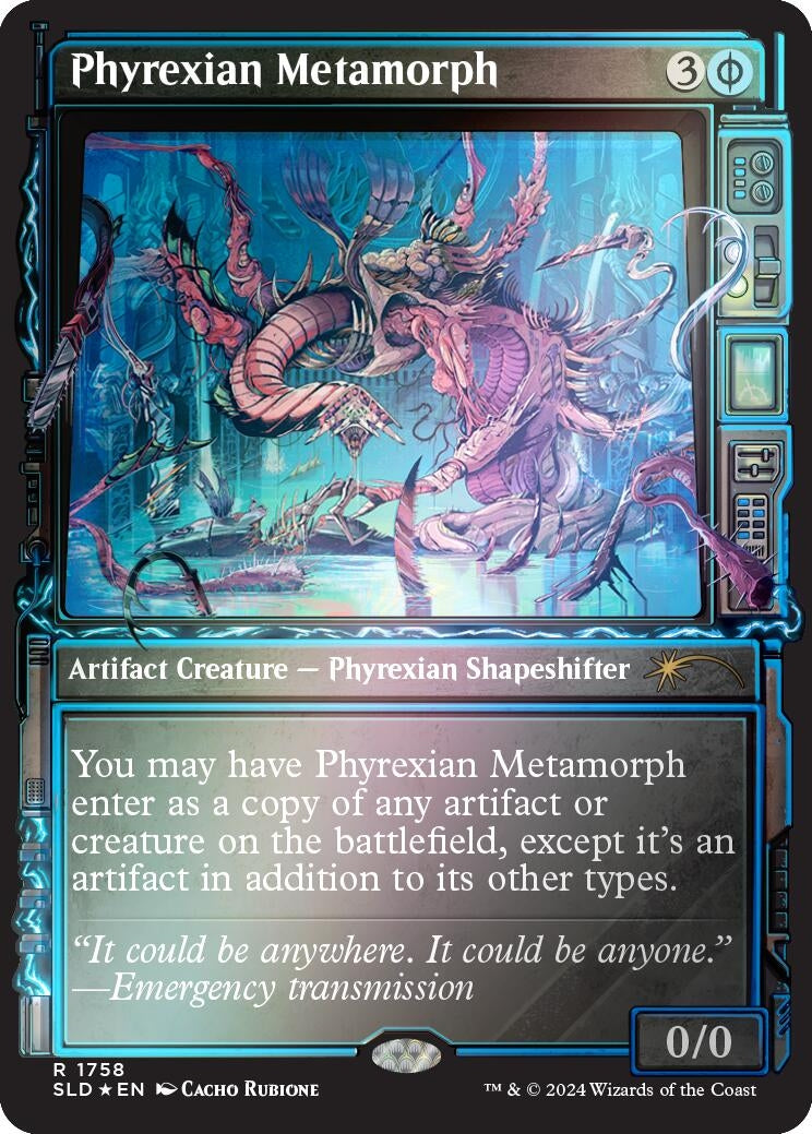 Phyrexian Metamorph (Rainbow Foil) (1758) (SLD)