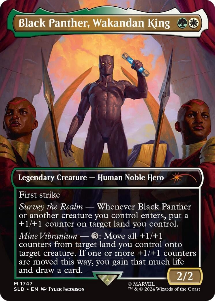 Black Panther, Wakandan King (1747) (SLD)