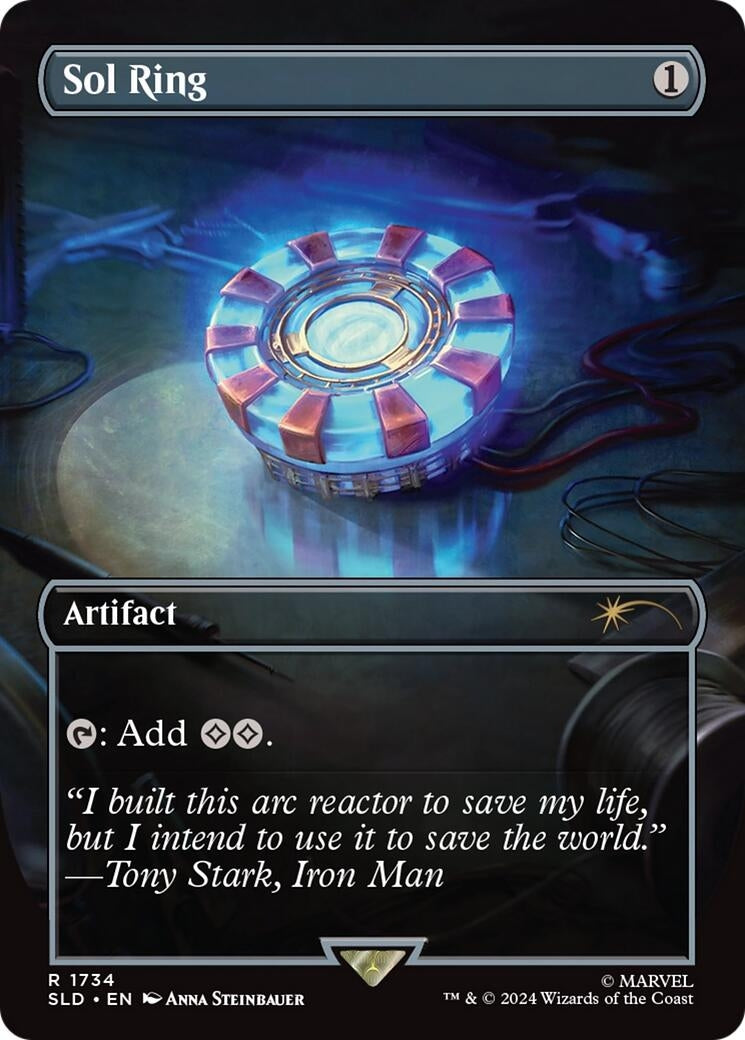 Sol Ring (1734) (Rainbow Foil) (1734) (SLD)