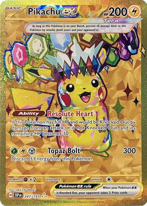 Pikachu ex (247/191) (SSP)
