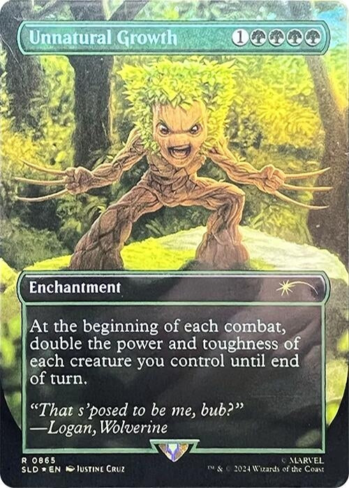 Unnatural Growth (0865) (Rainbow Foil) (865) (SLD)