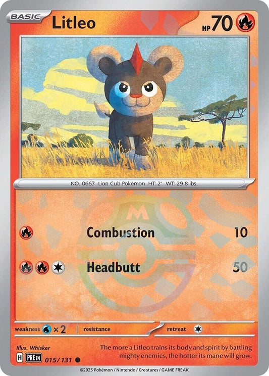 Litleo (Master Ball Pattern) (015/131) (PRE)