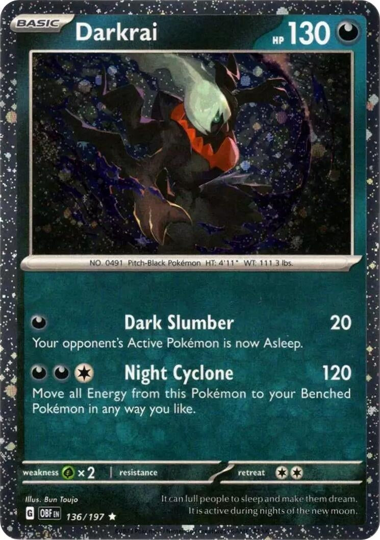 Darkrai (Cosmos Holo) (136/197) (MCAP)