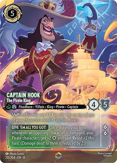 Captain Hook - The Pirate King (Enchanted) (215/204) (8)
