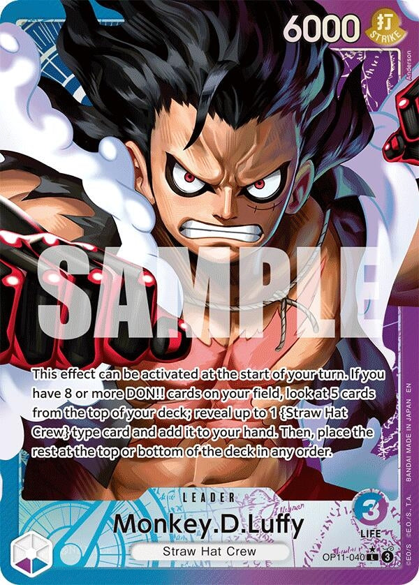 Monkey.D.Luffy (040) (Alternate Art) (OP11-040) (OP11)