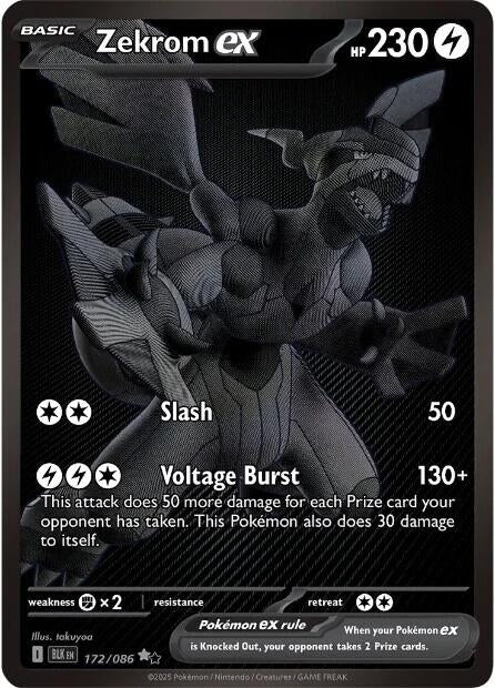 Zekrom ex (172/086) (BLK)