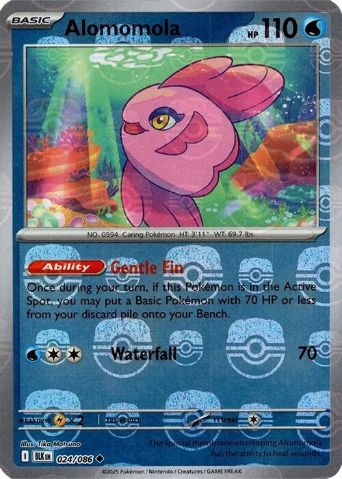 Alomomola (Master Ball Pattern) (024/086) (BLK)