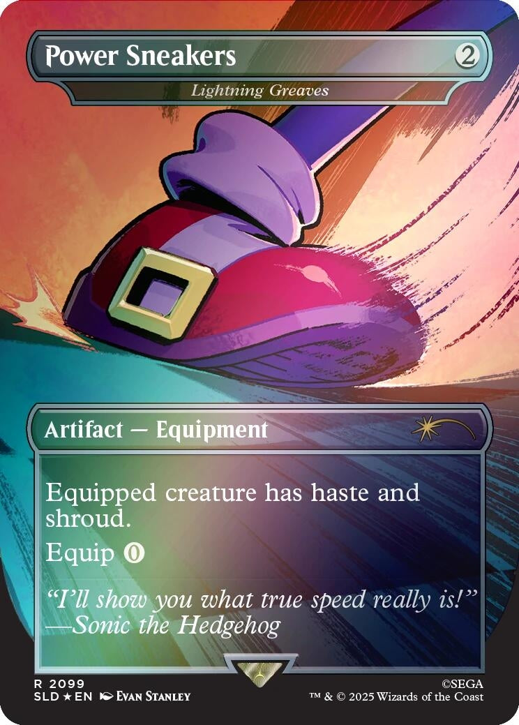 Power Sneakers - Lightning Greaves (Rainbow Foil) (2099) (SLD)