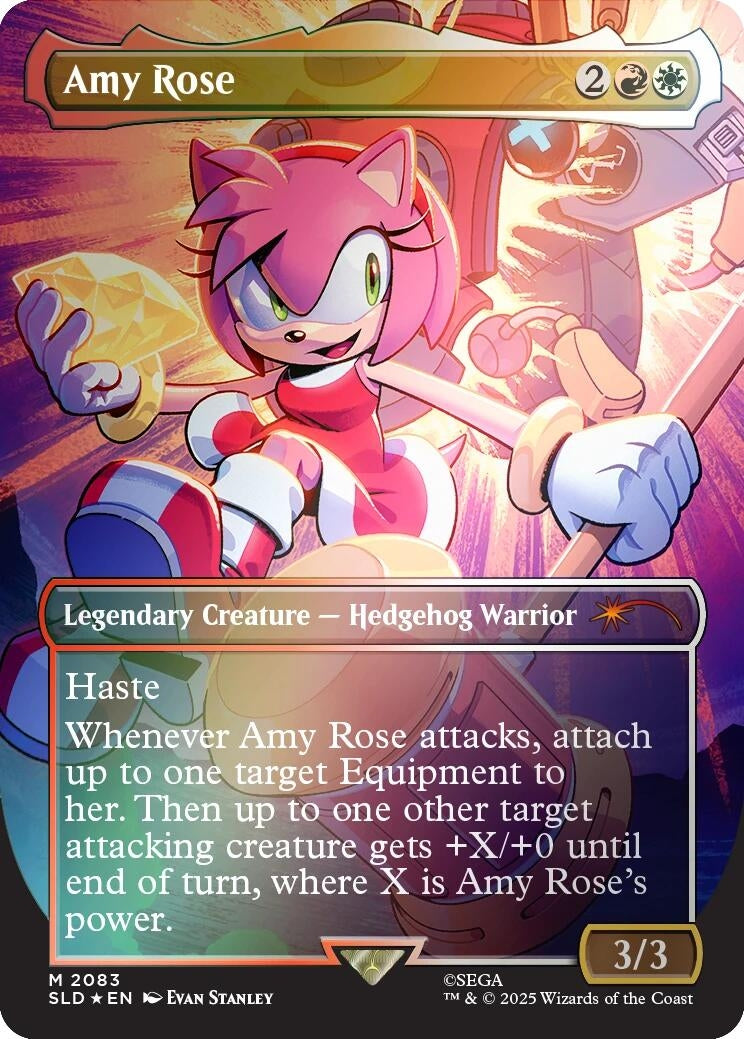 Amy Rose (Rainbow Foil) (2083) (SLD)