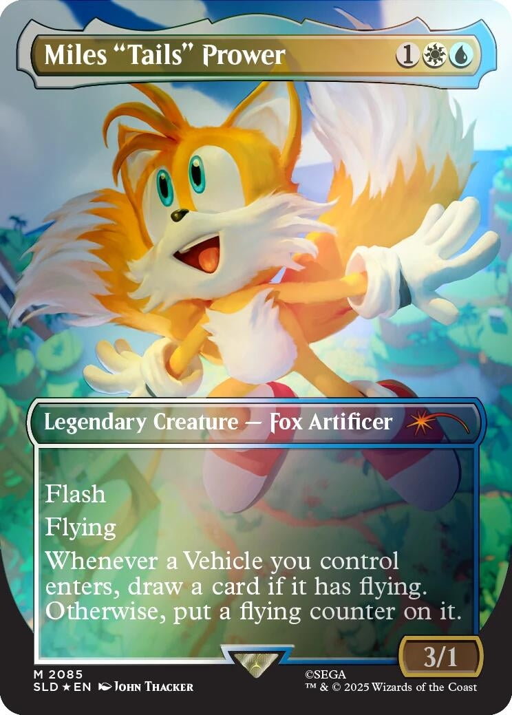Miles "Tails" Prower (Rainbow Foil) (2085) (SLD)