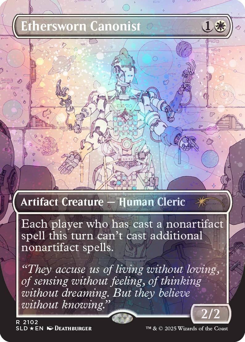 Ethersworn Canonist (Galaxy Foil) (2102) (SLD)