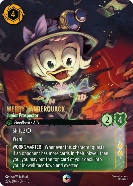 Webby Vanderquack - Junior Prospector (Enchanted) (229/204) (10)