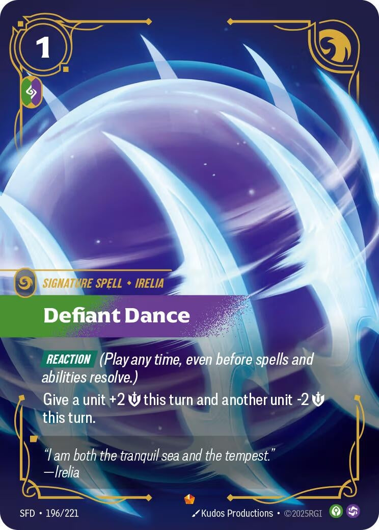 Defiant Dance (196/221) (SFD)