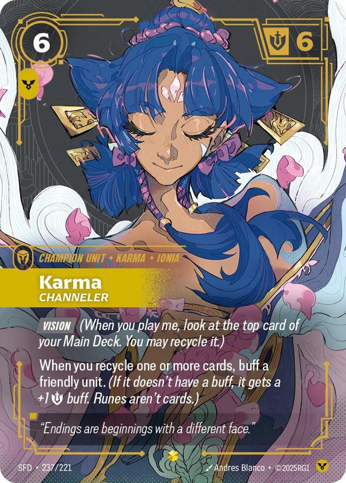 Karma, Channeler (Overnumbered) (237/221) (SFD)