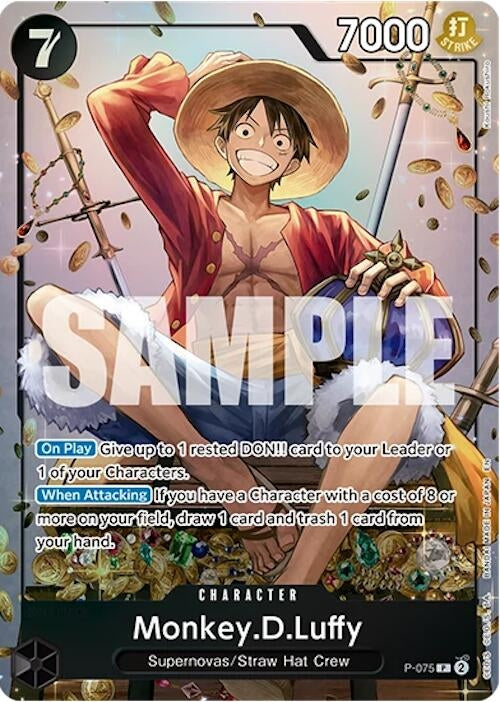 Monkey.D.Luffy (Tin Pack Set Vol. 2) (P-075) (OP-PR)