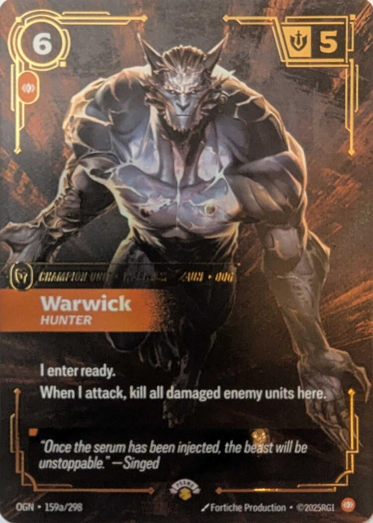Warwick, Hunter (159a/298) (PR)